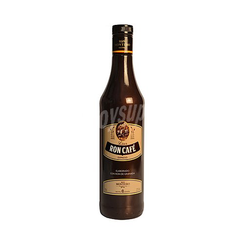 Montero Licor de ron y café expreso elaborado con ron de Granada montero