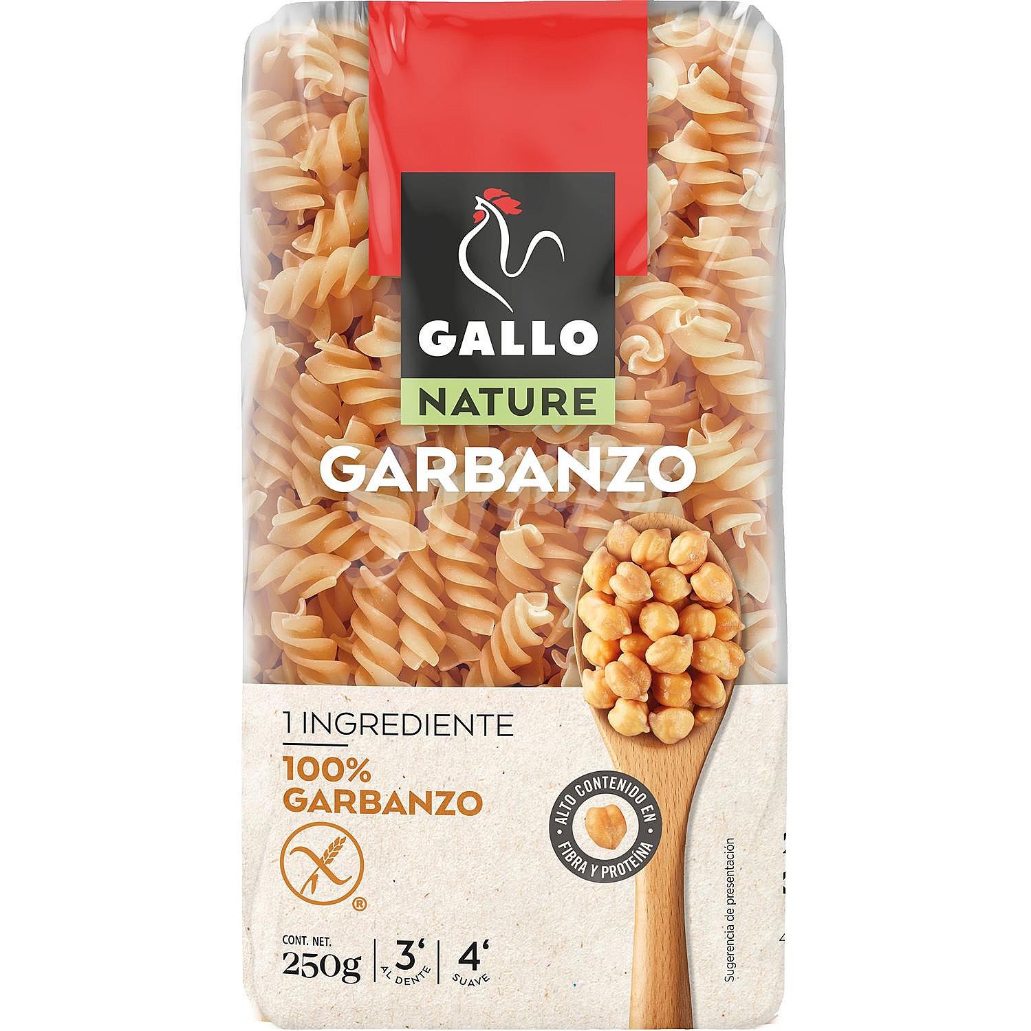 Hélices de garbanzo Gallo Nature sin gluten