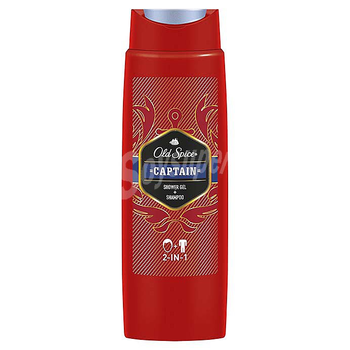 Gel de ducha + champú Captain Old Spice