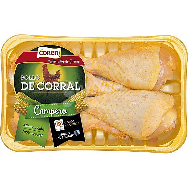 Jamoncitos pollo de corral 4 unidades peso aproximado