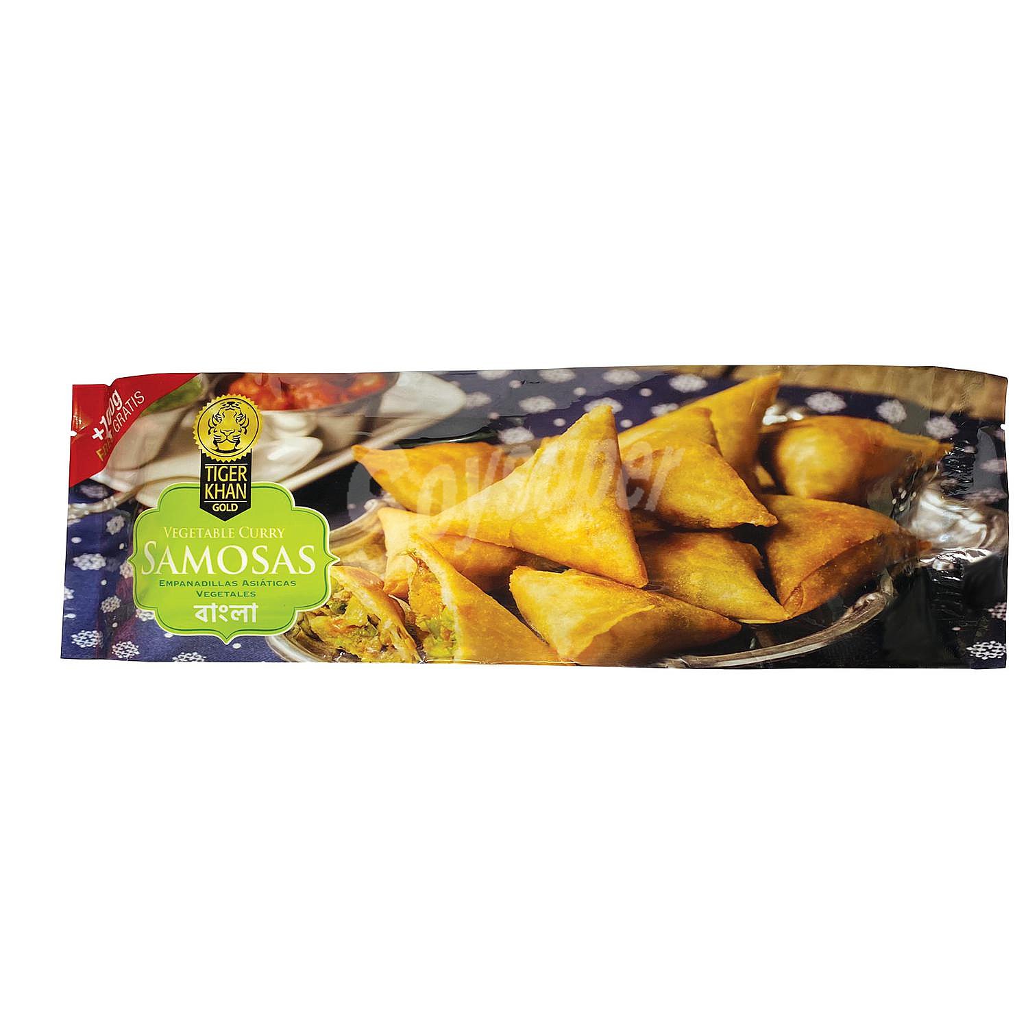 Samosas vegetales Tiger Khan