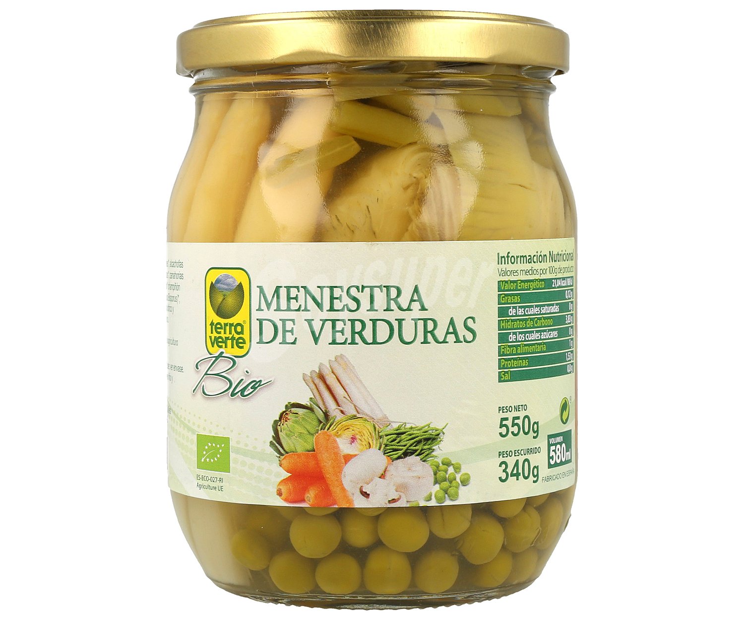 Menestra de verduras ecológica