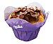 Muffins recubiertos y rellenos de chocolate , , 2x75g