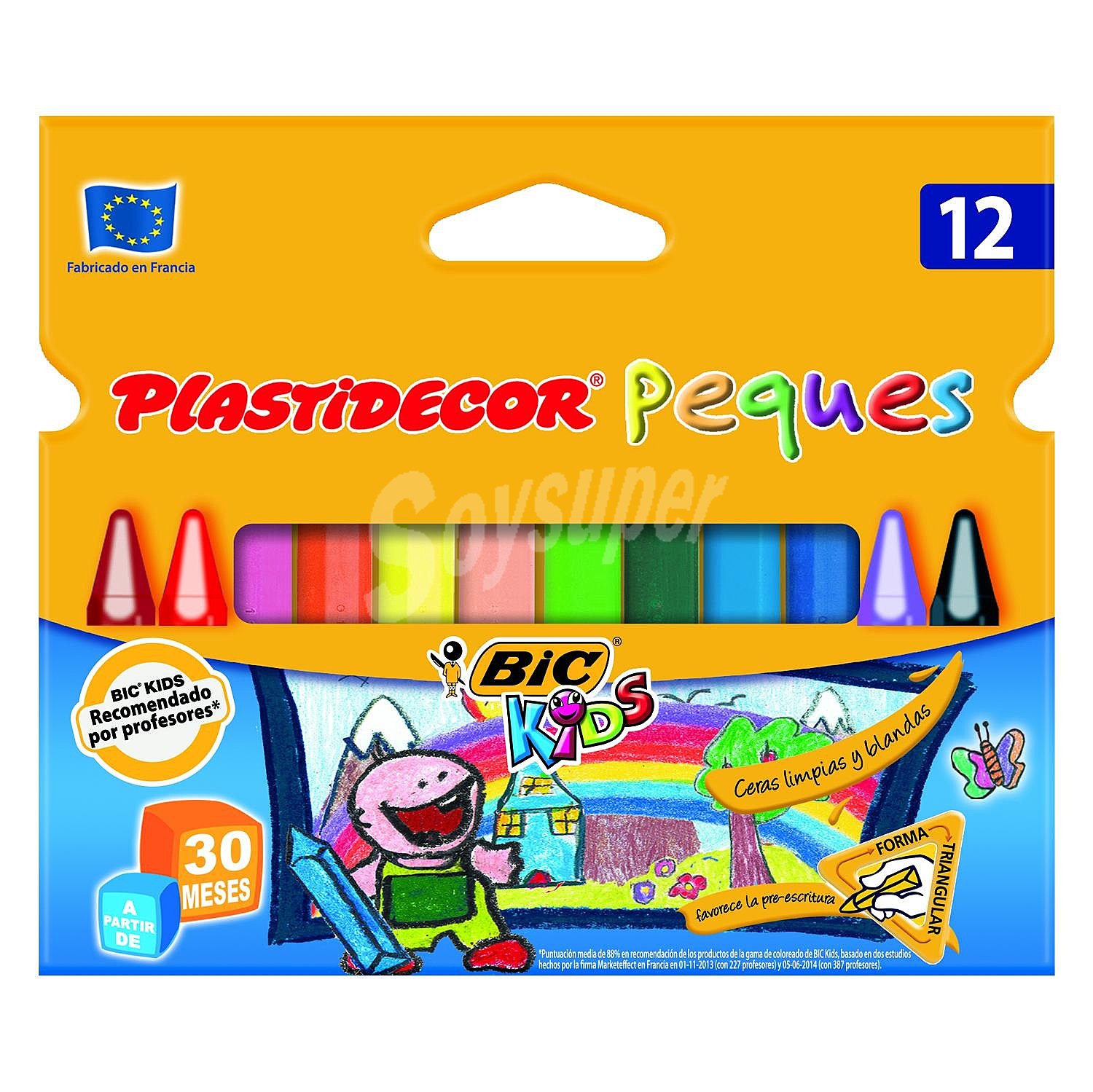 Ceras Plastidecor Peques Triangular Surtidos