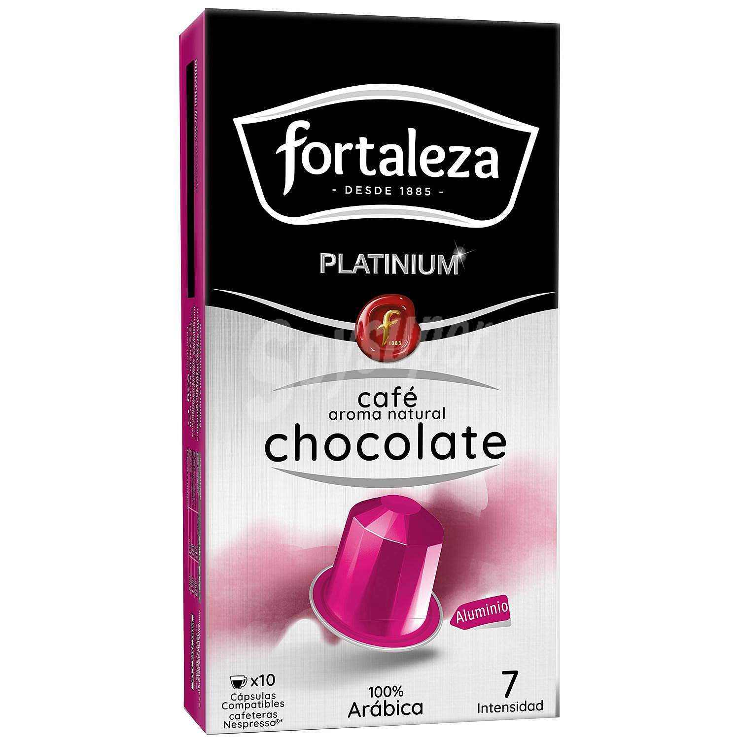 Café con aroma chocolate en cápsulas compatibles con Nespresso