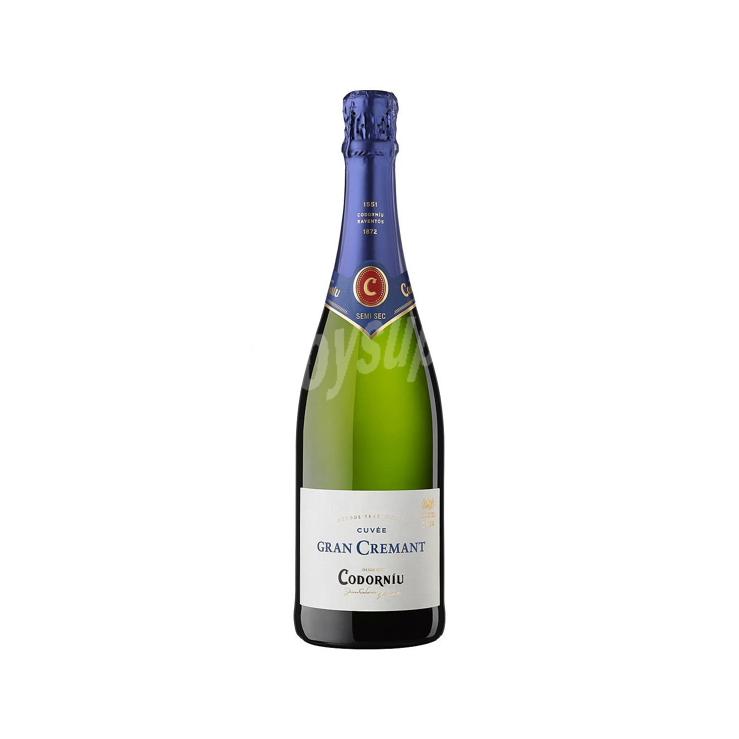 Cava Codorníu Grant Cremant semiseco