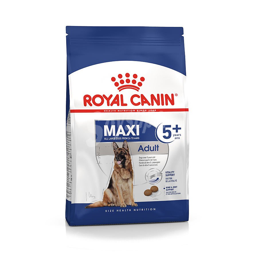 Maxi pienso para perros adultos + 5 años grandes