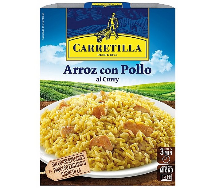 Arroz con pollo al curry