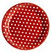 Plato Desechable 23 cm 23 cm - Rojo