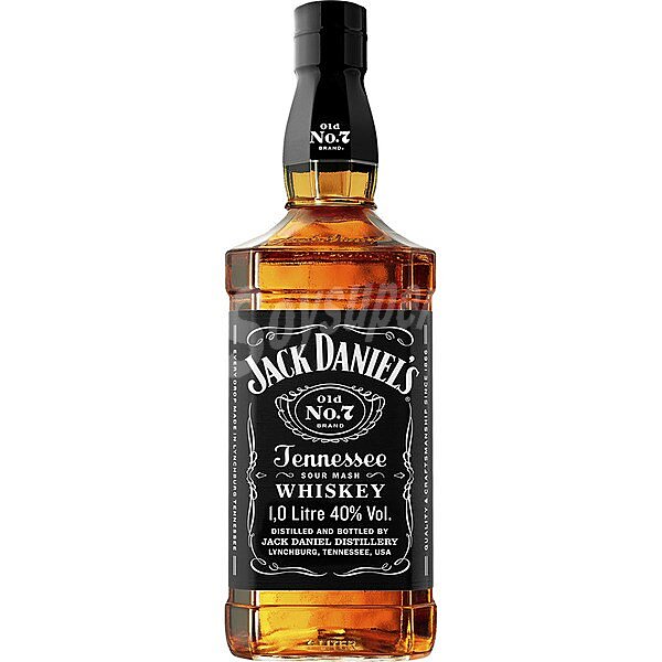 Tennessee Whiskey tipo bourbon de sabor suave e intenso al paladar OLD Nº 7