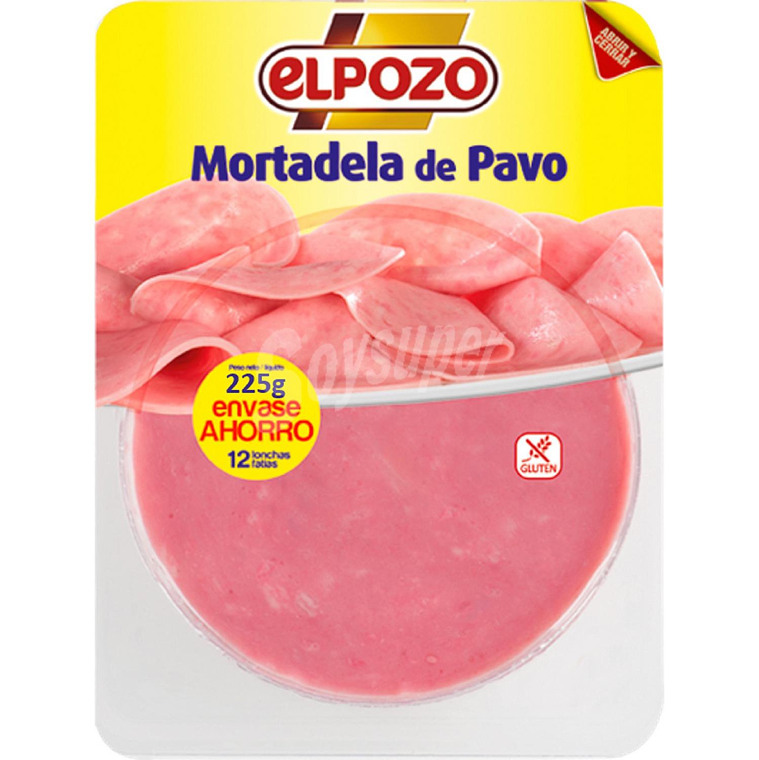 Mortadela de pavo, sin gluten y cortada en lonchas