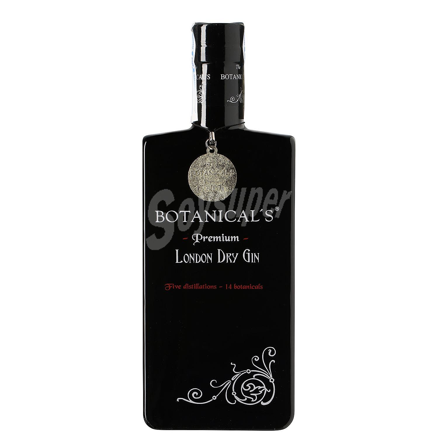 Ginebra premium tipo London dry gin