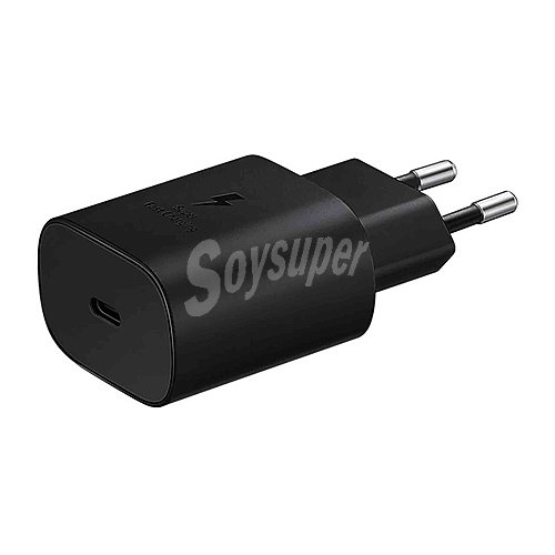 Cargador de pared usb-c samsung EP-TA800NBEGEU, 25W