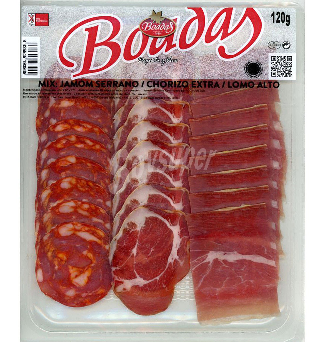 MIX jamón-chorizo-lomo