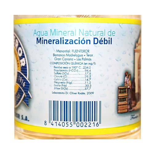 Teror Agua mineral teror