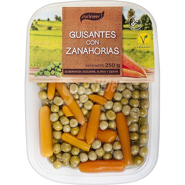 Guisantes con zanahorias