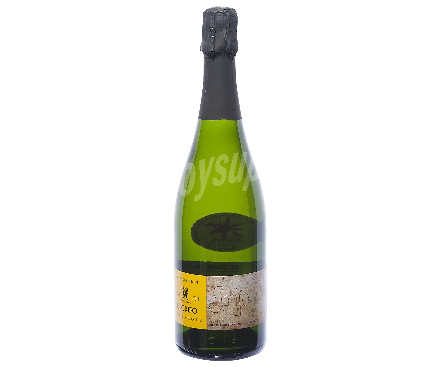 Vino blanco espumoso brut natural con denominación de origen Tenerife