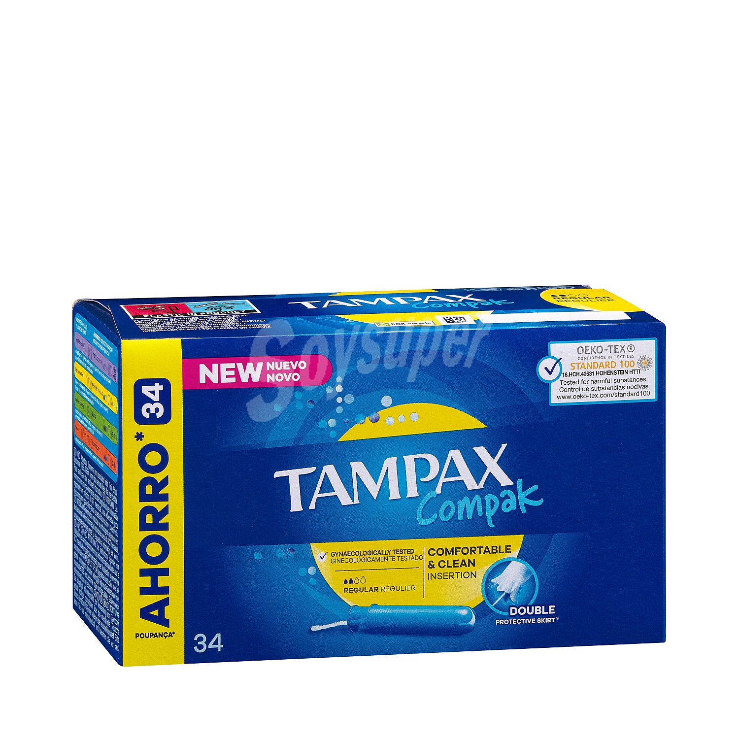 Tampon regular compacto