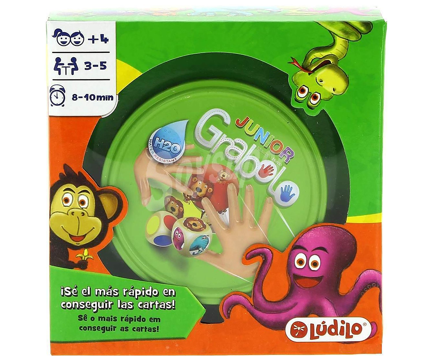 Juego de mesa infantil de rapidez visual Grabolo Junior, de 3 a 5 años, lúdilo