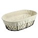 Panera Oval Metal y Lino delys-by-verceral -beige