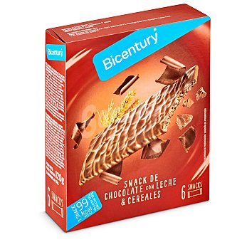 Barritas de cereales y cacao bicentury sarialis