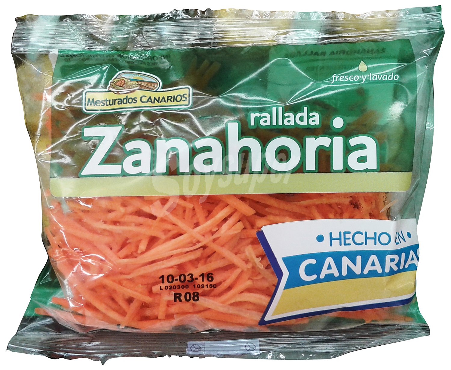 Zanahoria rallada, varios