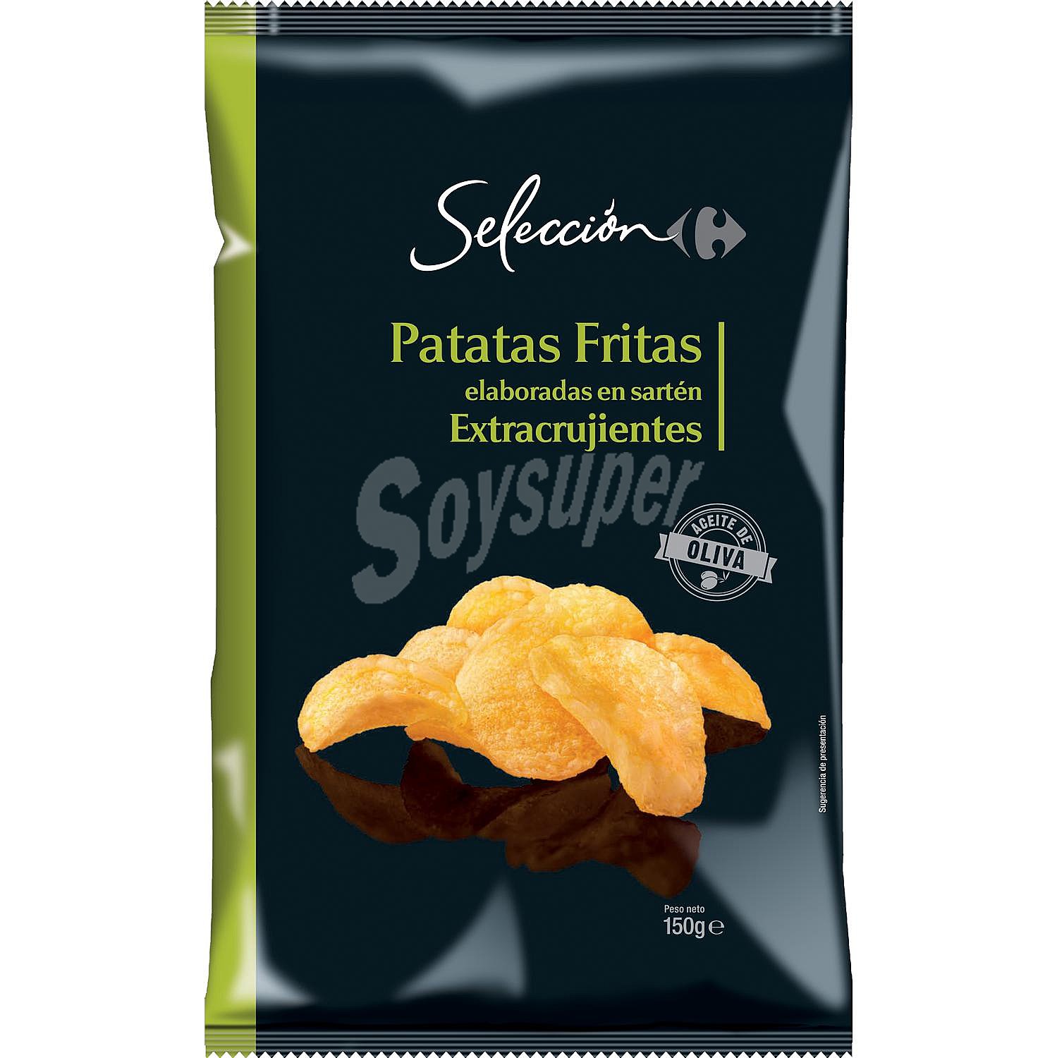 Patatas fritas extracrujientes oliva Selección Carrefour