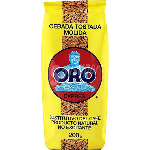 Oro cebada tostada molida sustituto del café no excitante