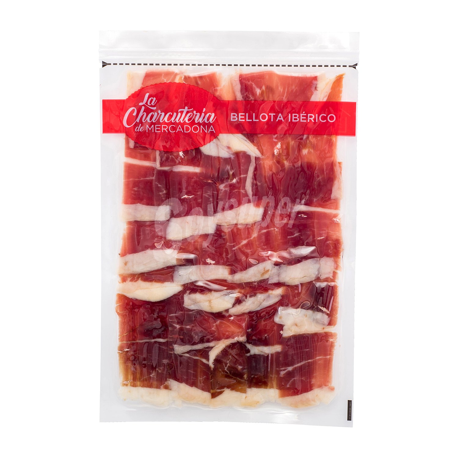 Jamon bellota iberico lonchas 50% raza iberica (corte con cuchillo - envasado al vacio)