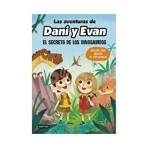 Las aventuras de Dani y Evan: el secreto de los dinosaurios, VV. AA. Género: infantil. Editorial Planeta.