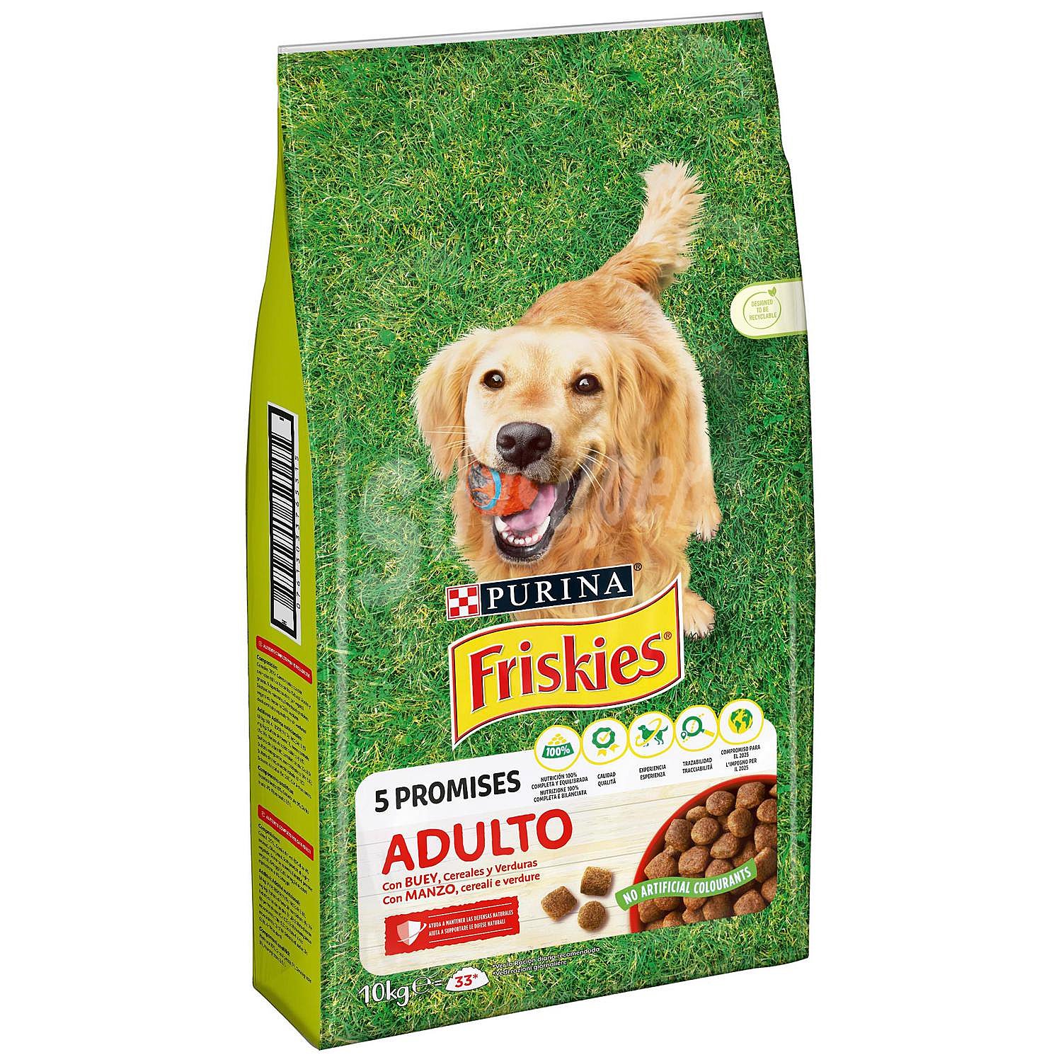 Comida para perros adultos sabor a carne