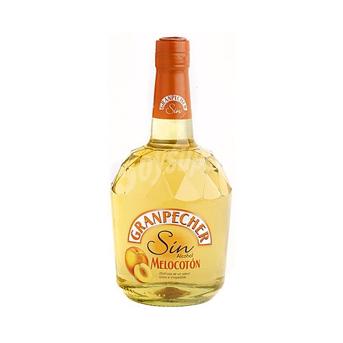 Licor de melocotón sin alcohol