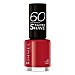 Esmalte de uñas tono 320 Rapid rubi seconds super shine 60 seconds super shine