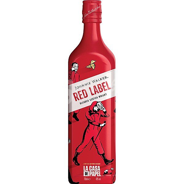 Red Label whisky escocés Edición La casa de Papel