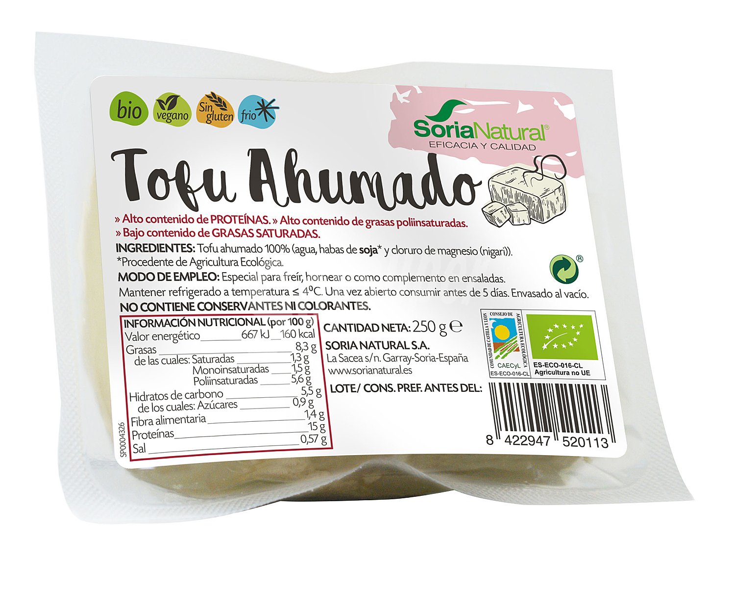 Tofu ahumado ecológico