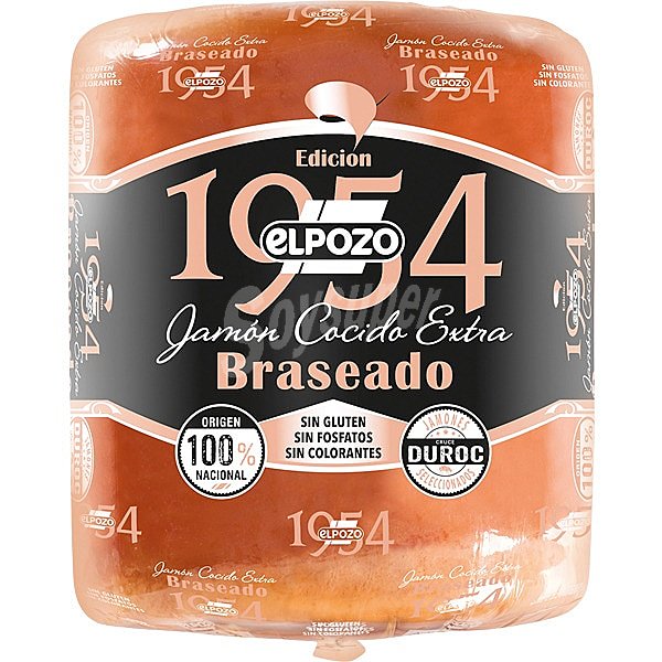 Edición 1954 jamón cocido extra braseado cruce Duroc