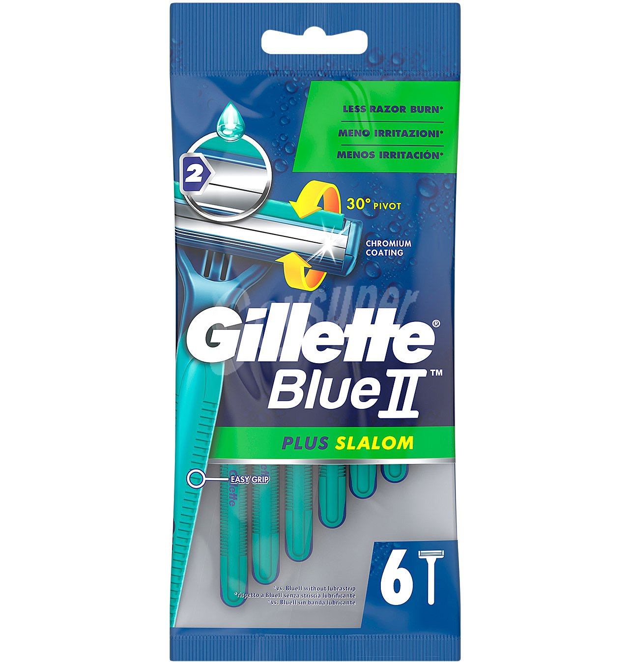 Maquinilla afeitar gillette blue ii slalom