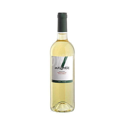 Auténtic Vino blanco con D.O. Binissalem (mallorca) auténtic