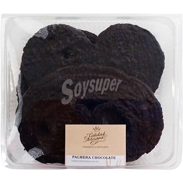 Palmera de chocolate producción propia bandeja 300 g