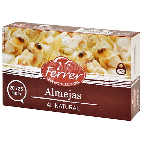 Ferrer Almejas al natural ferrer