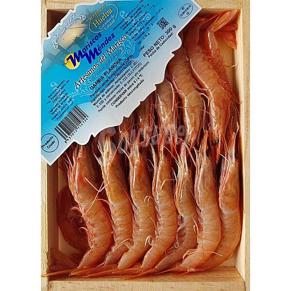 Gamba blanca cruda 100-120 pzas/kg