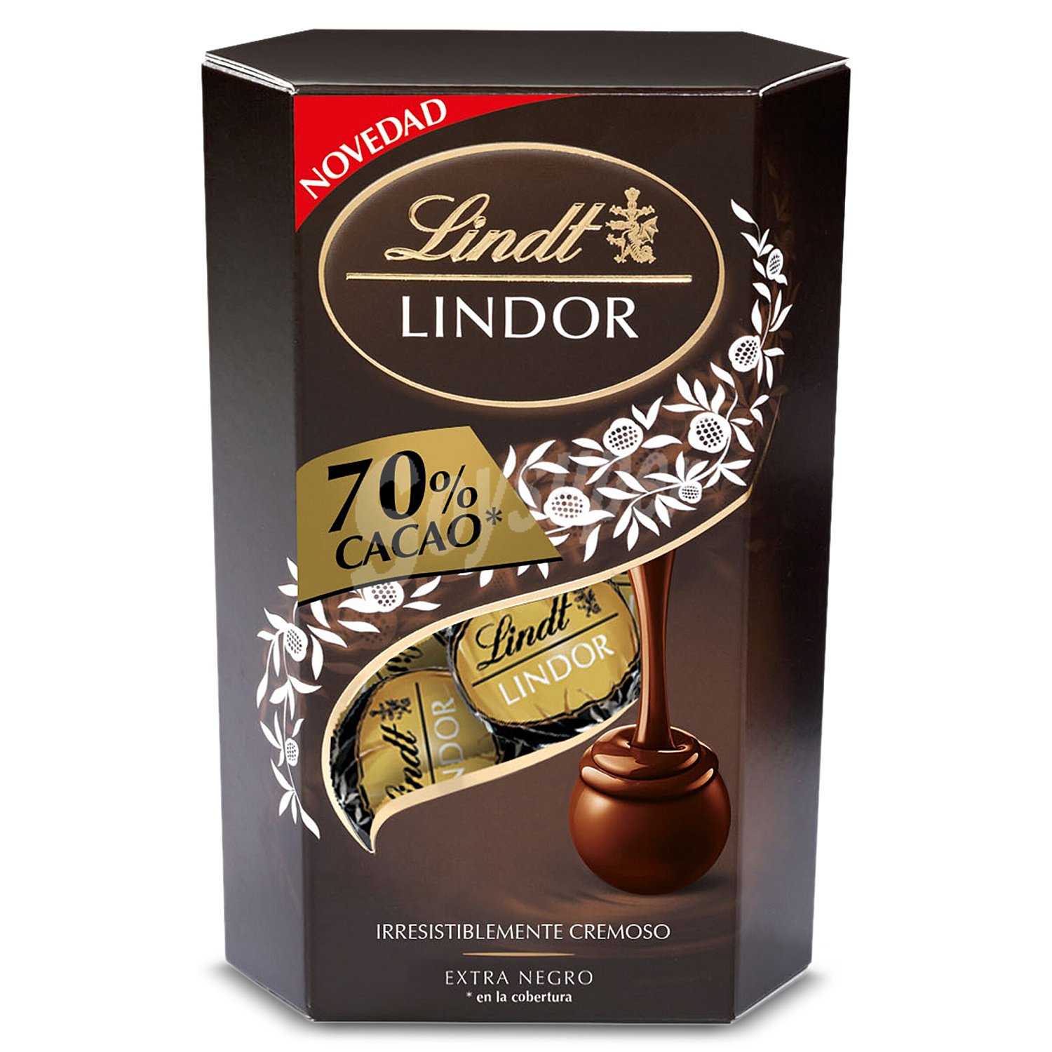 Bombones de chocolate negro Lindt Lindor