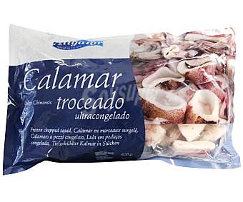 Calamar troceado y ultracongelado