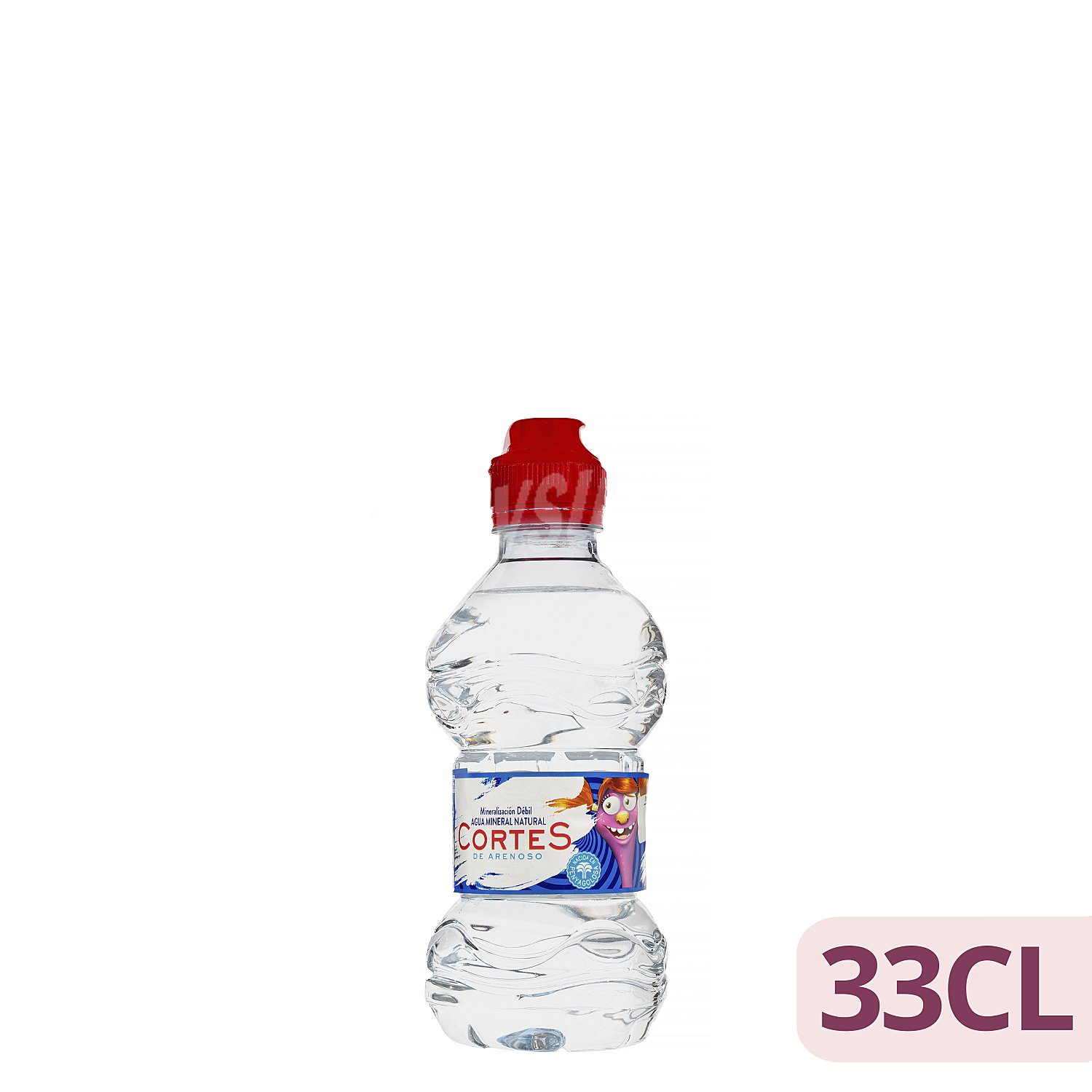 Agua mineral natural (tapon especial niños)