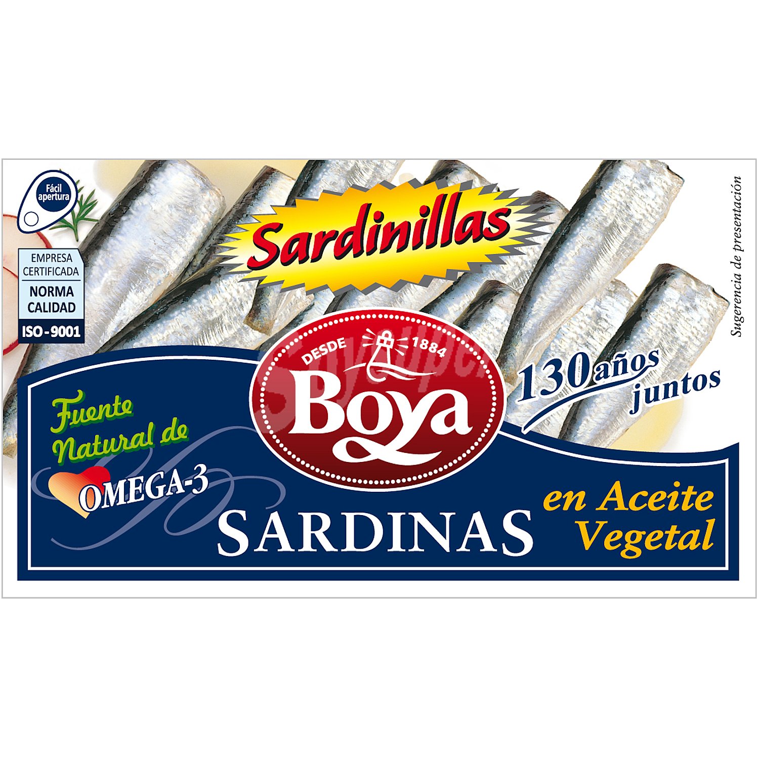 Sardinas en aceite vegetal