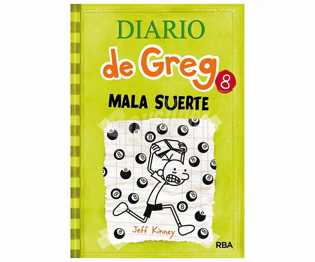 Diario de Greg 8: Mala suerte, jeff kinney. Género: juvenil. Editorial Molino