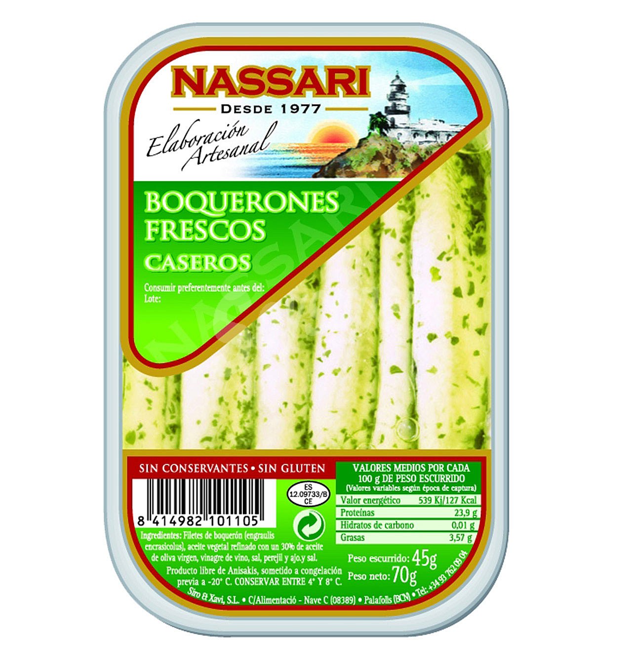 Boquerón nassari casero