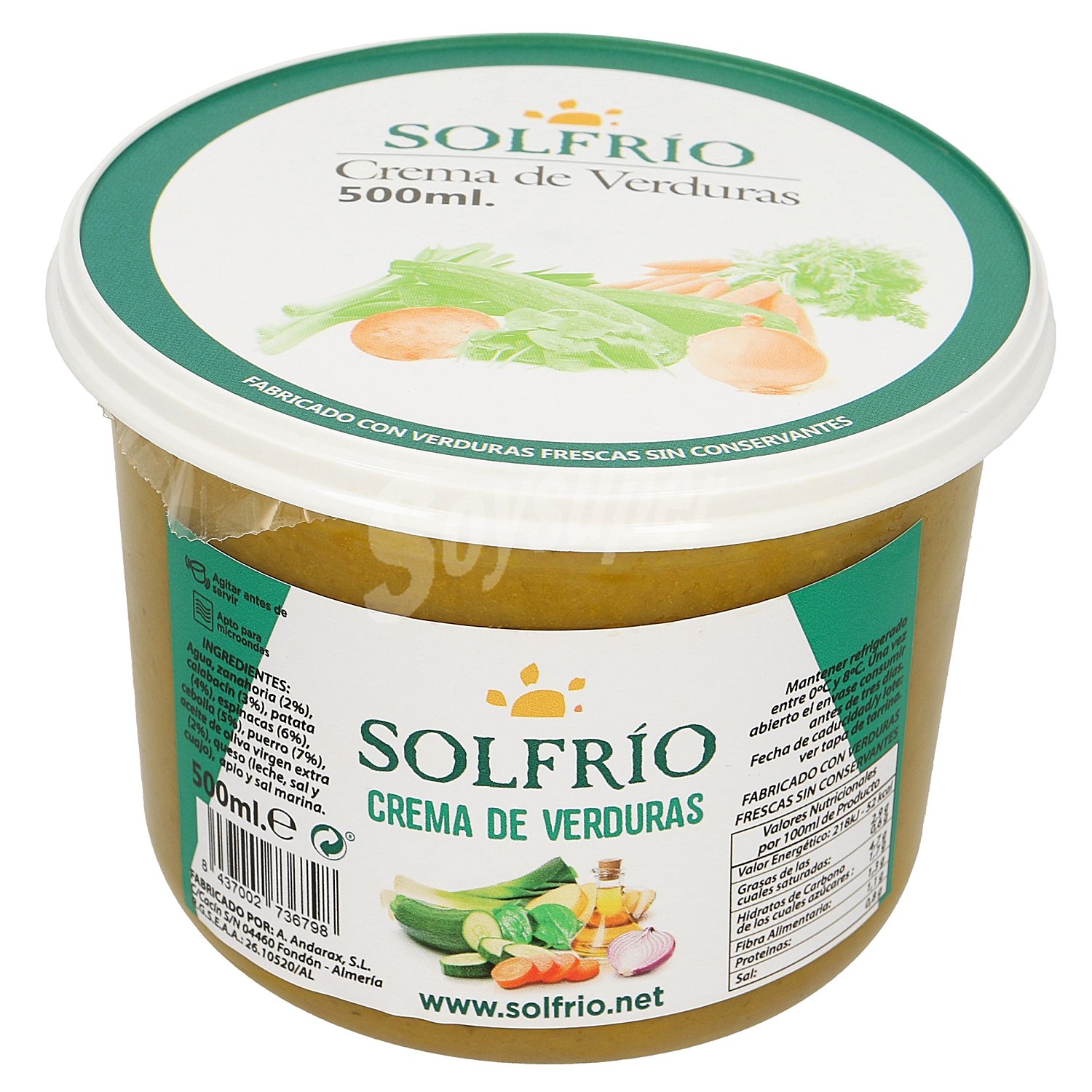 Crema de verduras