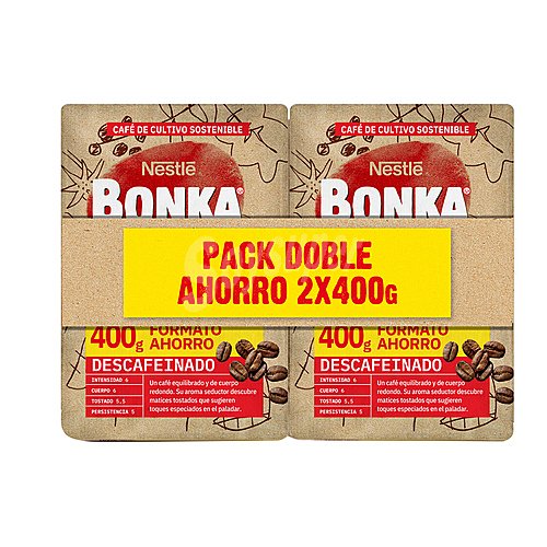 Bonka Café molido descafeinado bonka