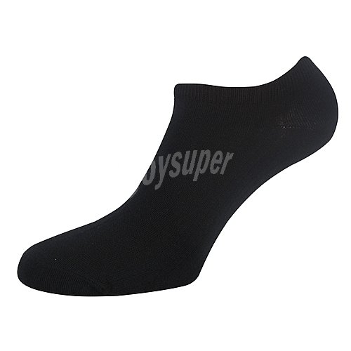 Pares de calcetines tobilleros para hombre, pompea, color negro, talla 43/46